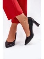 Elegantní Lodičky Na Slupek Vinceza 62221 Černé