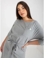 Dámské šaty LK SK 507724 šedé Dámské šaty LK SK 507724 šedé