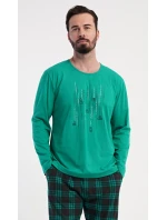 Pánské pyžamo dlouhé Tetris Pánské pyžamo dlouhé Tetris