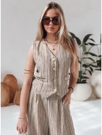 Dámská hnědá vesta LINELIA FashionStreet PY0135