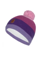 Trollkids Dětská zimní čepice Kids Gryllefjord Bobble Cap s bambulí růžová/fialová (987-243)