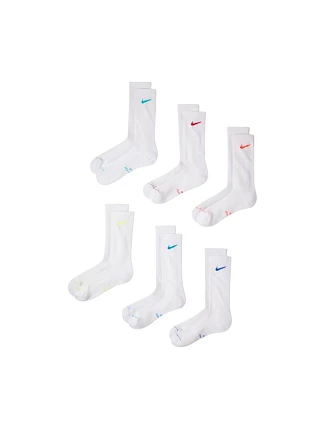 Nike Everyday Elevated ponožky 6 párů bílé HQ8021 906