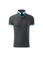 Malfini Collar Up M MLI-25683 světle antracitová polokošile Malfini Collar Up M MLI-25683 světle antracitová polokošile