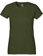 Neutral O 80001 Dámské tričko z těžké bio bavlny 77.8001 military