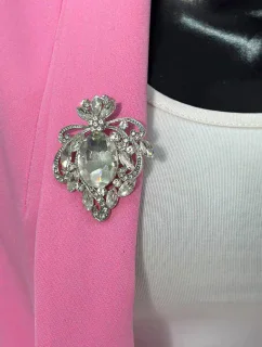 Brožový XZ459-247 stříbro