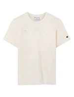 Pánské tričko Champion SS Tee cream 220273 YS084 pánské