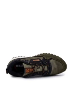 Pánská klasická sportovní obuv Memory Foam Big Star KK174272 Zelená Pánská klasická sportovní obuv Memory Foam Big Star KK174272 Zelená