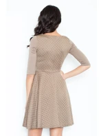 Šaty Zoe M235 béžové - Figl Šaty Zoe M235 béžové - Figl