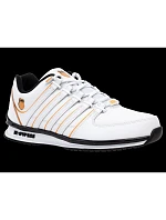 Tenisky K-swiss RINZLER WHITE/ORANGE POPPY/BLACK-M (01235-185-M)
