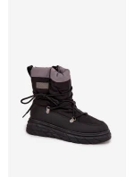 Dámské zimní boty na zip Lee Cooper LCJ-25-44-3930 Černé