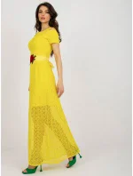 LK SK 506318 šaty.16P žlutá LK SK 506318 šaty.16P žlutá