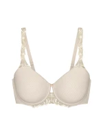 Dámská podprsenka Wild Azalea Florale W01 - BROWN - sv. béžová 00RB - TRIUMPH