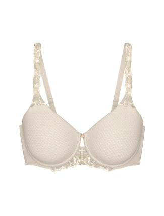 Dámská podprsenka Wild Azalea Florale W01 - BROWN - sv. béžová 00RB - TRIUMPH