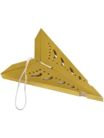 DEKORACE PAPÍROVÁ HVĚZDA Š.45 CM 9 ZLATÉ RÁMEČKY dětské