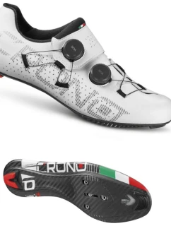 CRONO silniční obuv CR-1-22 bílá 44 karbonová