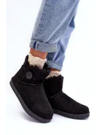 Zateplené dámské sněhule s ozdobou, černý Siriol Zateplené dámské sněhule s ozdobou, černý Siriol