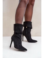 Boty na podpatku model 218517 Step in style Boty na podpatku model 218517 Step in style