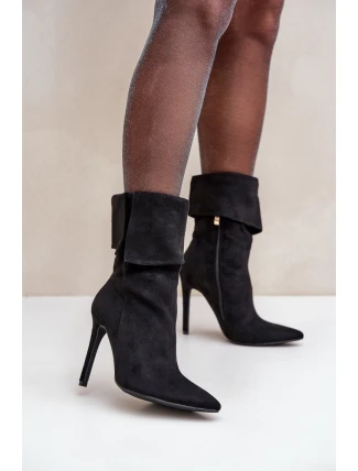 Boty na podpatku model 218517 Step in style Boty na podpatku model 218517 Step in style