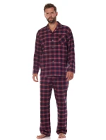 Pyžamo L&L 2471 Ben long/r M-XL pánské rozepínací Pyžamo L&L 2471 Ben long/r M-XL pánské rozepínací