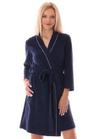 dámský krátký župan Bari kimono Midnight blue