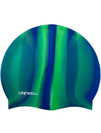 Crowell Multi Flame silikonová plavecká čepice barva 12