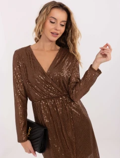 Šaty MI SK 68592.36 hnědé