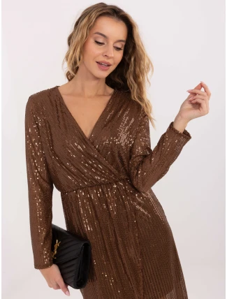 Šaty MI SK 68592.36 hnědé