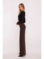 M875 Široké kalhoty - hnědé