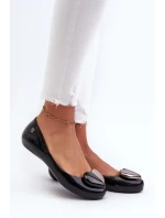 Dámské balerínky se srdcem ZAXY Černé Dámské balerínky se srdcem ZAXY Černé