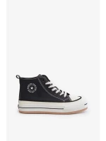 Zateplené Dámské Tenisky Na Platformě Eko Kůže Big Star Černé Zateplené Dámské Tenisky Na Platformě Eko Kůže Big Star Černé