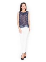 Dámská halenka K139 granat - KATRUS Dámská halenka K139 granat - KATRUS