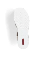 Pohodlné sandály Rieker W RKR680 beige Pohodlné sandály Rieker W RKR680 beige