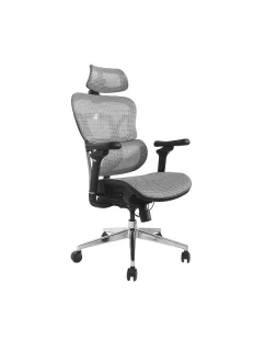 Vybavení Ergonomická kancelářská židle + opěrky hlavy / opěrky hlavy Grey Lite Retail