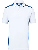 Daiber JN 858 Pánské pracovní piqué polo - Color 02.0858 white/royal Daiber JN 858 Pánské pracovní piqué polo - Color 02.0858 white/royal