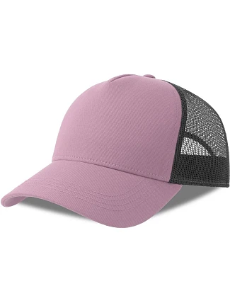 Atlantis Headwear Rapper Cotton-S 5 panelová Trucker kšiltovka 33.0260 lilac/black Atlantis Headwear Rapper Cotton-S 5 panelová Trucker kšiltovka 33.0260 lilac/black