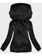 Černá dámská tepláková mikina (W02-3)