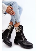 Dámské pracovní boty s ponožkou černou Hakina