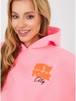 Mikina MJ BL H2587.82 fluo růžová