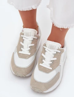 Dámské kožené tenisky Big Star HI-POLY SYSTEM – bílé