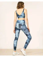 Dámské legíny OTHAW22TFTIF004 Modrá vzor - Outhorn Dámské legíny OTHAW22TFTIF004 Modrá vzor - Outhorn