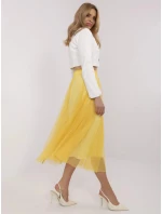 Dámská sukně DHJ SD 19568.13X žlutá - FPrice Dámská sukně DHJ SD 19568.13X žlutá - FPrice