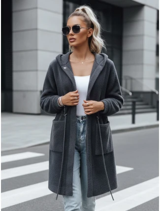 Dámský kabát MELBY šedý FashionStreet NY0479