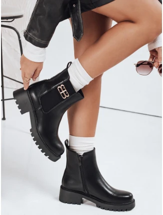 Dámské černé boty FashionStreet ZY1104