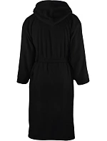 The One Towelling Bathrobe hooded Župan s kapucí 48.1021 black The One Towelling Bathrobe hooded Župan s kapucí 48.1021 black