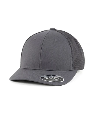 Flexfit 110DMT 6 panelová Trucker kšiltovka "Double Mesh" 55.10MT dark grey