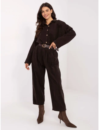 IT kalhoty SP 258009.83 tmavě hnědé