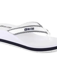 Dámské žabky na podpatku W NN274A726 bílé - Big Star