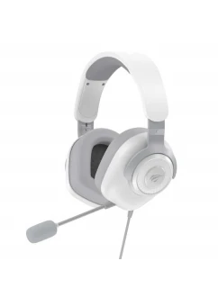 Herní sluchátka Havit H2230d (bílá/šedá)