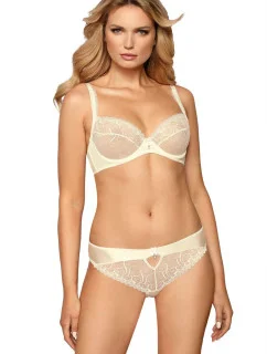 Dámská podprsenka  ANUK Ecru - Roza