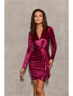 Večerní šaty SUK0441 fialové - Roco Fashion